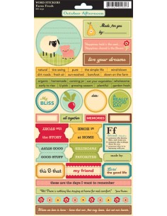 PEGATINAS OCTOBER AFTERNOON...