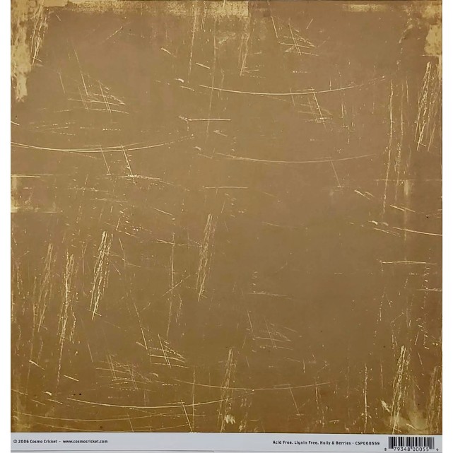 PAPEL COSMO CRICKET - HOLLY & BERRIES