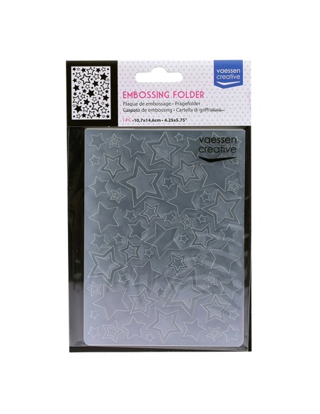 CARPETA DE EMBOSSING - ESTRELLAS