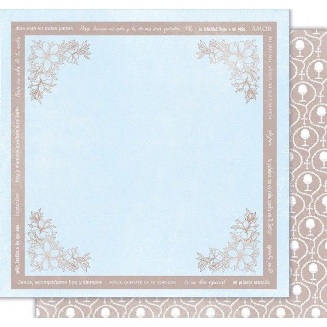 PAPEL MI PRIMERA COMUNIÓN - MENSAJE A...