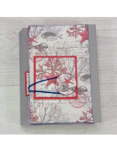 ÁLBUM SCRAP "MAR GRIS-AZUL"