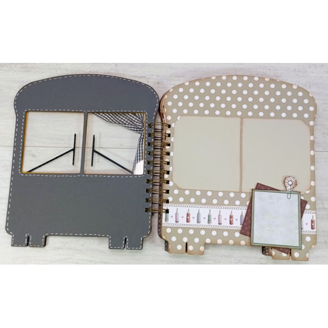 ÁLBUM SCRAP - "BUS ESCOLAR"