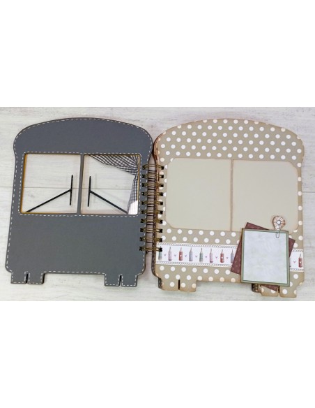 ÁLBUM SCRAP - "BUS ESCOLAR"