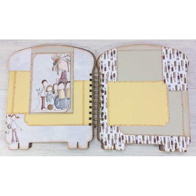 ÁLBUM SCRAP - "BUS ESCOLAR"