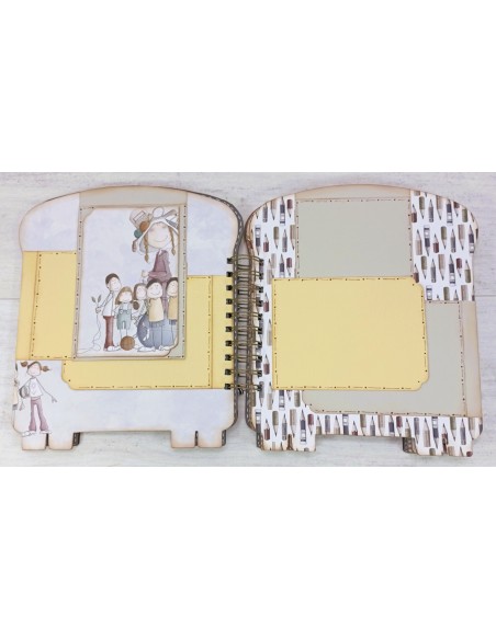 ÁLBUM SCRAP - "BUS ESCOLAR"