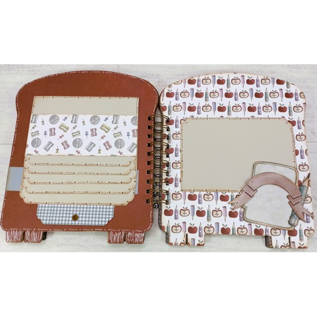 ÁLBUM SCRAP - "BUS ESCOLAR"