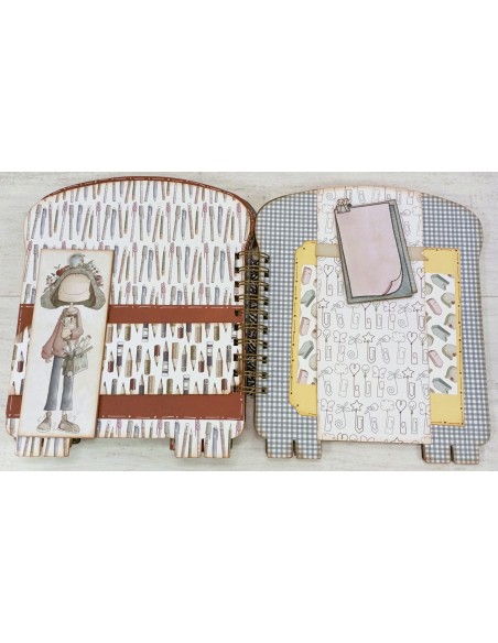 ÁLBUM SCRAP - "BUS ESCOLAR"