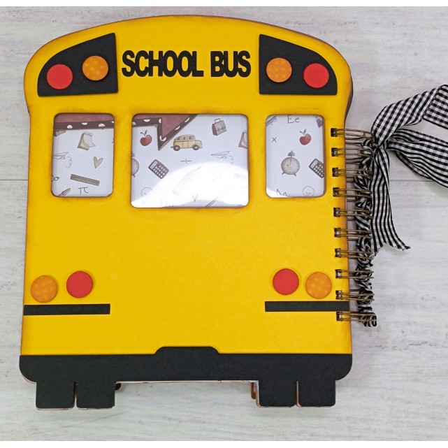 ÁLBUM SCRAP - "BUS ESCOLAR"