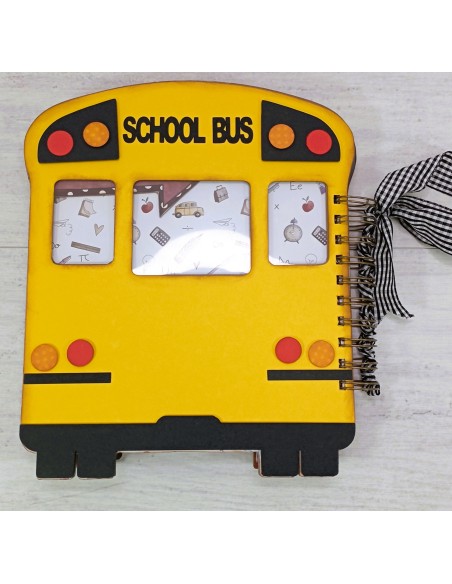 ÁLBUM SCRAP - "BUS ESCOLAR"