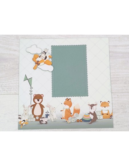 LAYOUT - BEBÉ 1 - 9"x9"