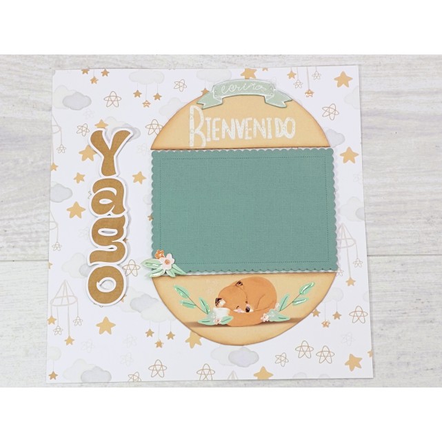 LAYOUT - BEBÉ 3 - 9"x9"