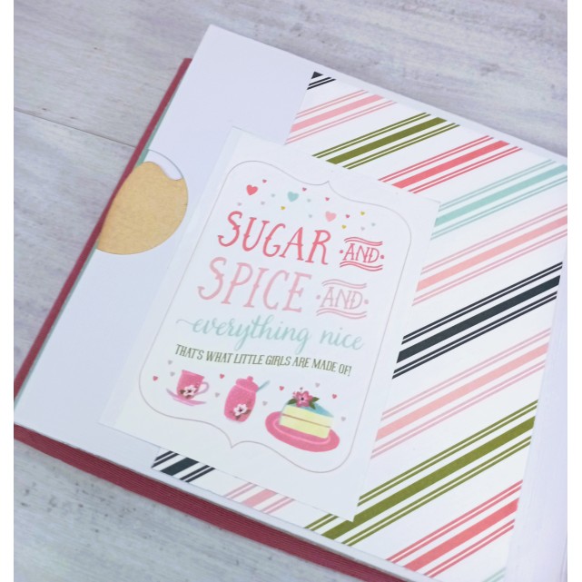 ÁLBUM SCRAP - " BEBÉ NIÑA"