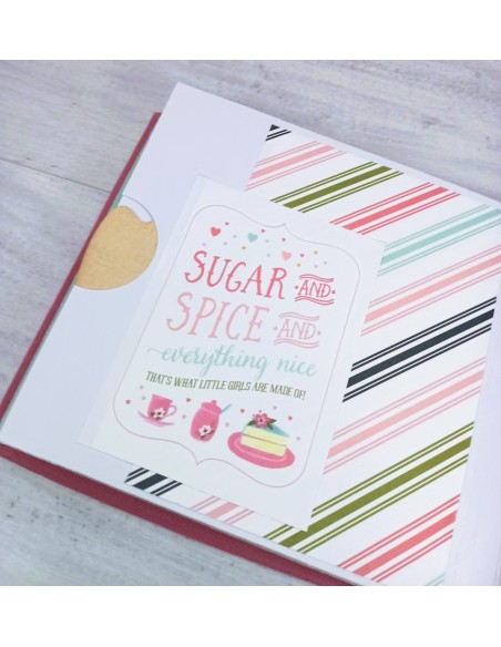 ÁLBUM SCRAP - " BEBÉ NIÑA"