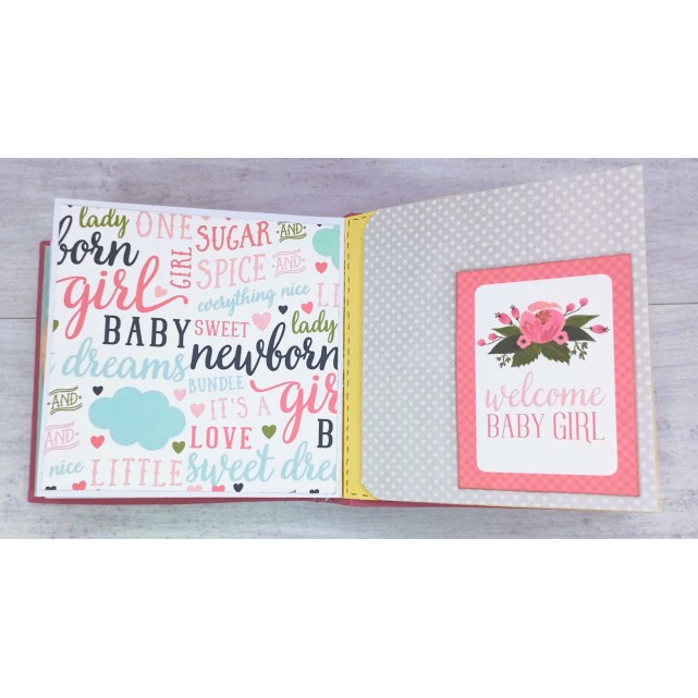 ÁLBUM SCRAP - " BEBÉ NIÑA"