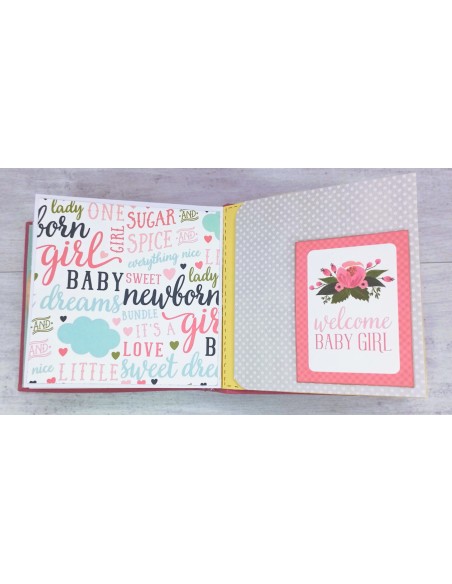 ÁLBUM SCRAP - " BEBÉ NIÑA"