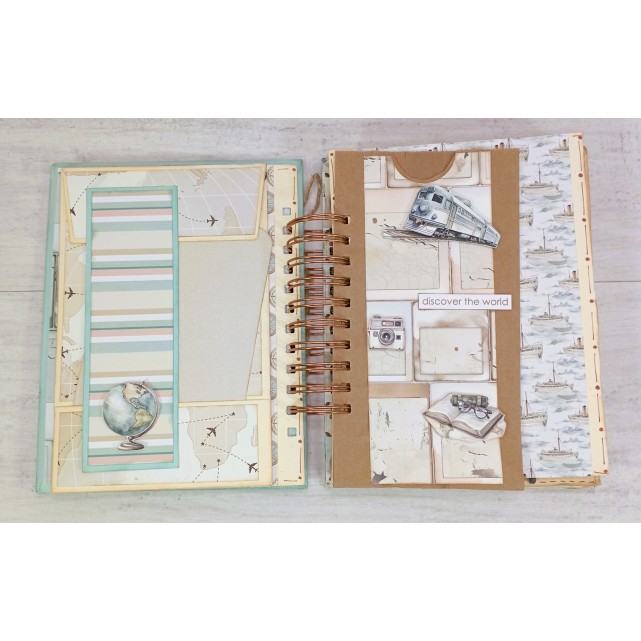 ÁLBUM SCRAP - "BUEN VIAJE"