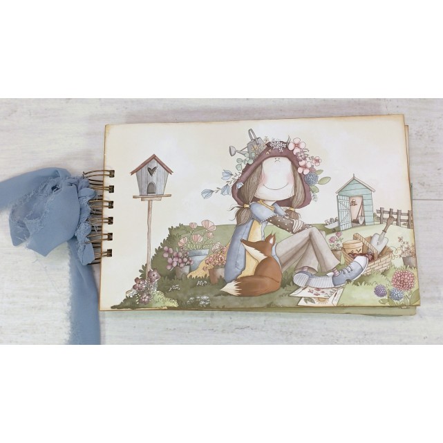 ÁLBUM SCRAP - "MI JARDIN"