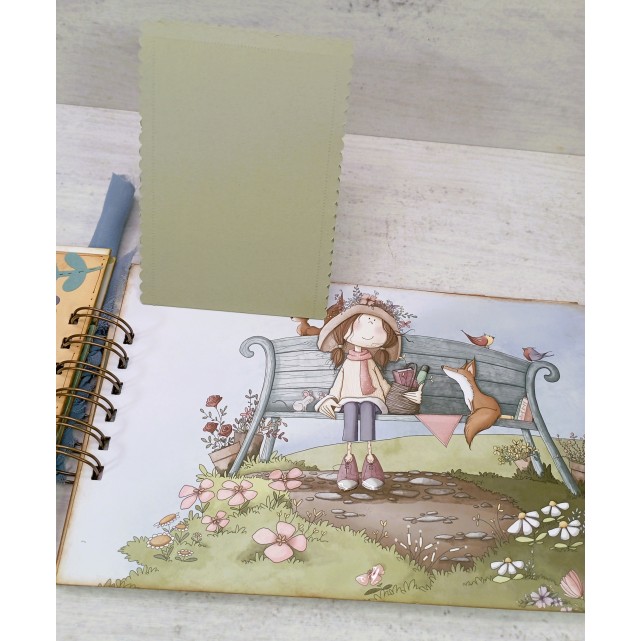 ÁLBUM SCRAP - "MI JARDIN"