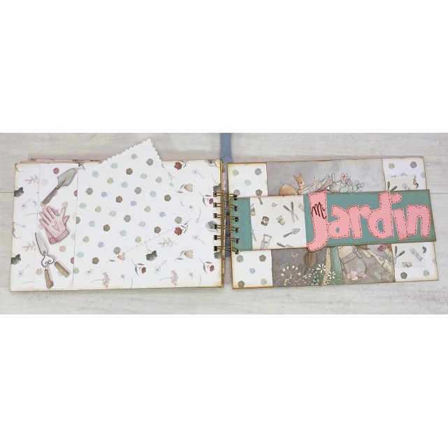 ÁLBUM SCRAP - "MI JARDIN"