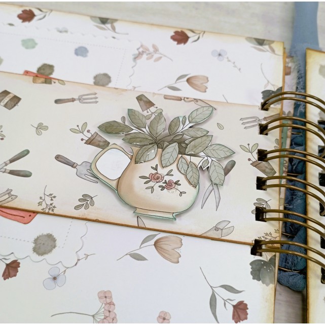 ÁLBUM SCRAP - "MI JARDIN"