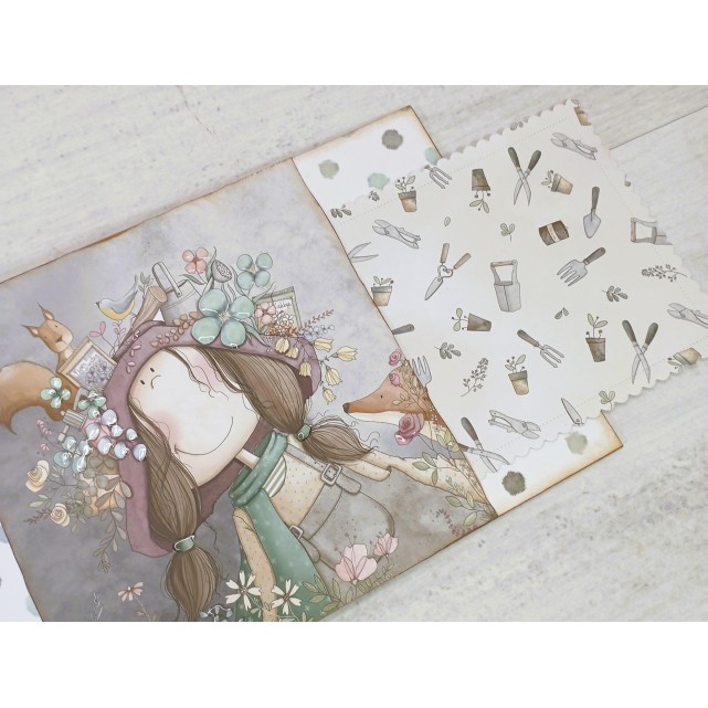 ÁLBUM SCRAP - "MI JARDIN"