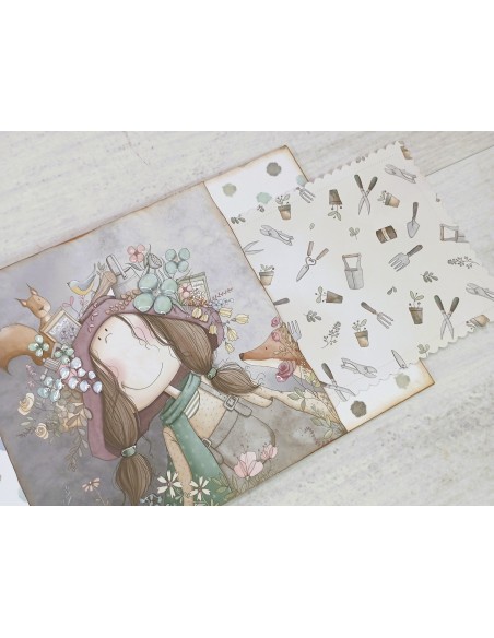 ÁLBUM SCRAP - "MI JARDIN"