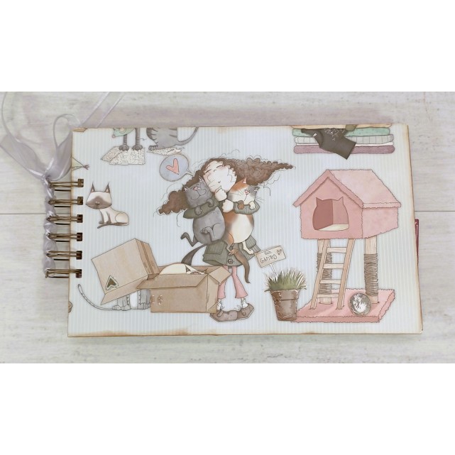 ÁLBUM SCRAP - "PELITOS EN EL SOFÁ"