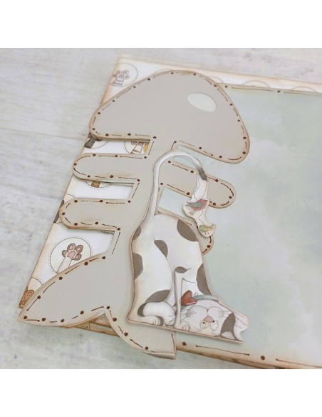 ÁLBUM SCRAP - "PELITOS EN EL SOFÁ"