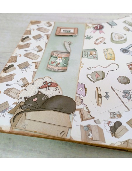 ÁLBUM SCRAP - "PELITOS EN EL SOFÁ"