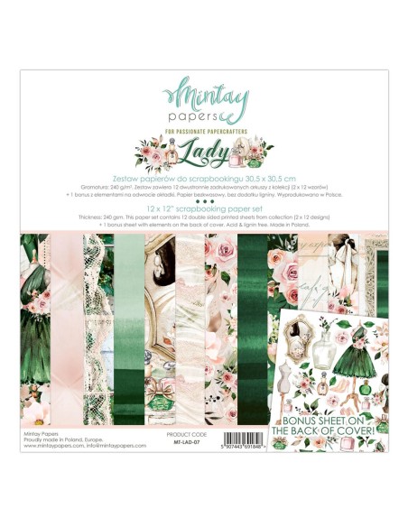 COLECCION COMPLETA "LADY" 12"x12"