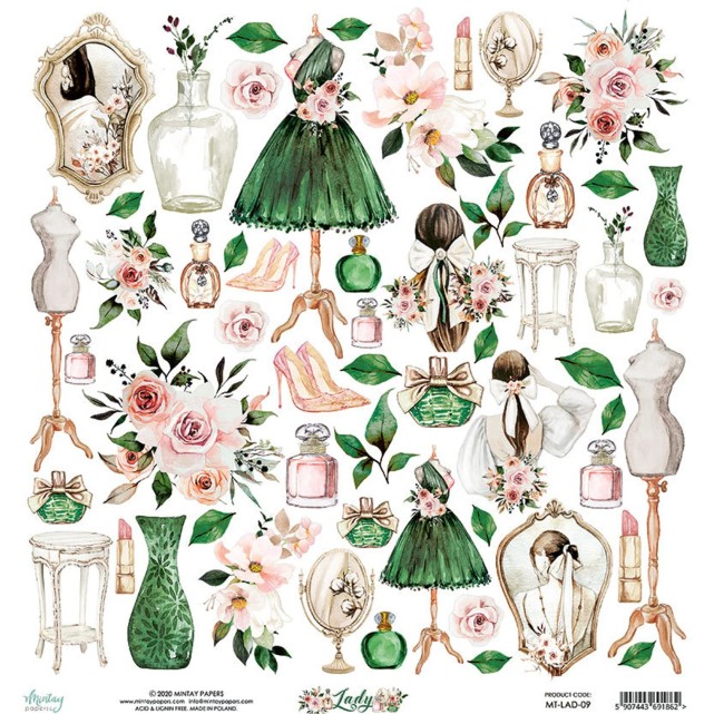 COLECCIÓN "LADY" 12"x12"