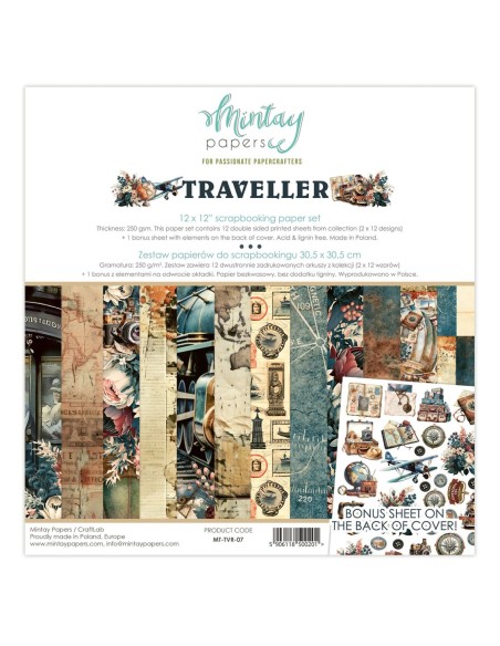 COLECCIÓN "TRAVELER" 12"x12"