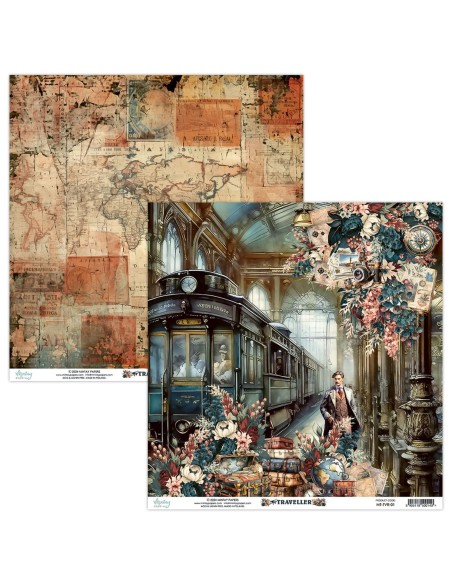 COLECCIÓN "TRAVELER" 12"x12"