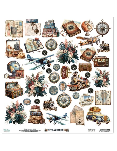 COLECCION COMPLETA "TRAVELER" 12"x12"