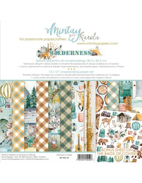 COLECCION COMPLETA "WILDERNESS" 12"x12"