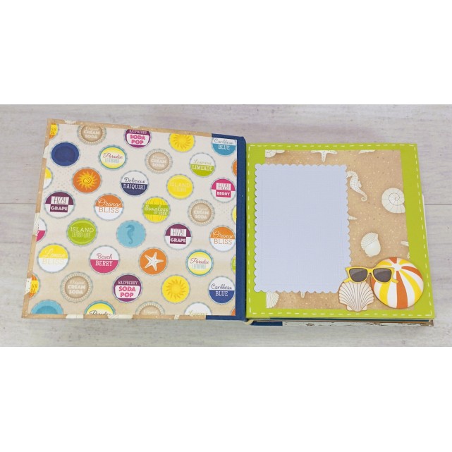 ÁLBUM SCRAP - "PINGÜINOS EN LA PLAYA"