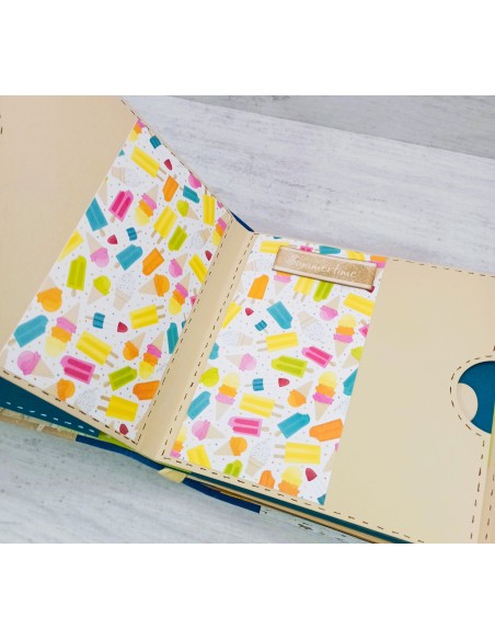 ÁLBUM SCRAP - "PINGÜINOS EN LA PLAYA"