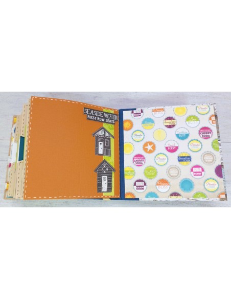 ÁLBUM SCRAP - "PINGÜINOS EN LA PLAYA"