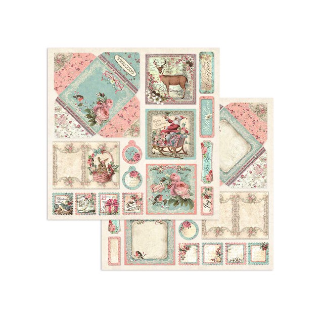 COLECCIÓN "PINK CHRISTMAS" 12"x12"