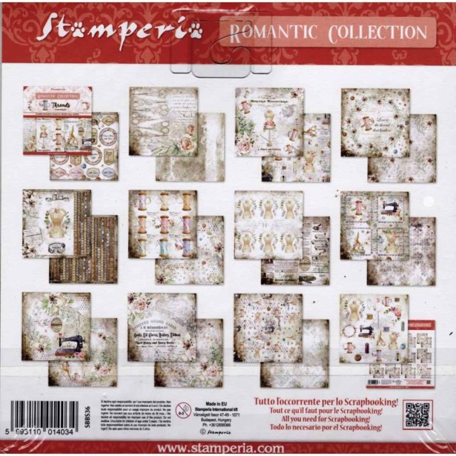 COLECCIÓN "THREADS" 12"x12"