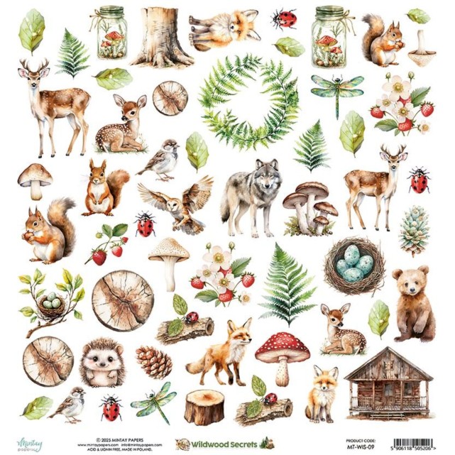 COLECCIÓN "WILDWOOD SECRETS" 12"x12"