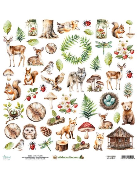 COLECCIÓN "WILDWOOD SECRETS" 12"x12"