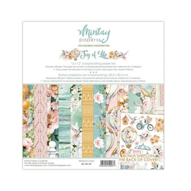 COLECCIÓN "JOY OF LIFE" 12"x12"