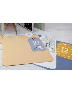 PAPEL "TAGS" BOHO BABY 12"x12" 2