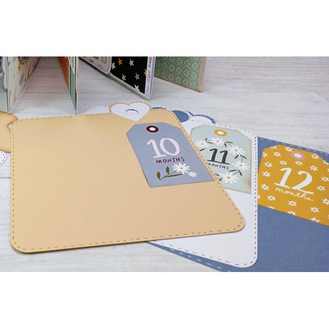 PAPEL "TAGS" BOHO BABY 12"x12"