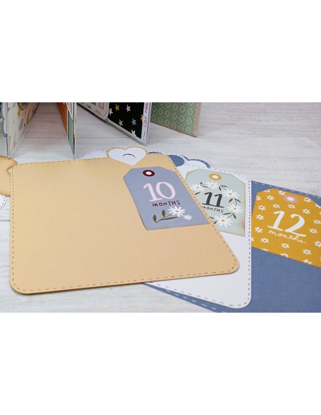 PAPEL "TAGS" BOHO BABY 12"x12"