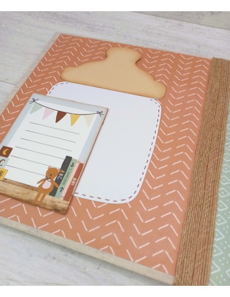 PAPEL "JOURNAL ELEMENTS" BOHO BABY 12"x12"